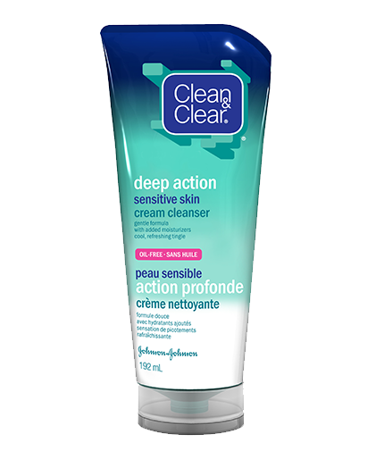 Deep Action Cream Cleanser for Sensitive Skin | CLEAN & CLEAR® Canada